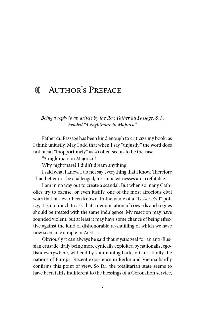 Book page with heading “Author’s Preface” and printed text
