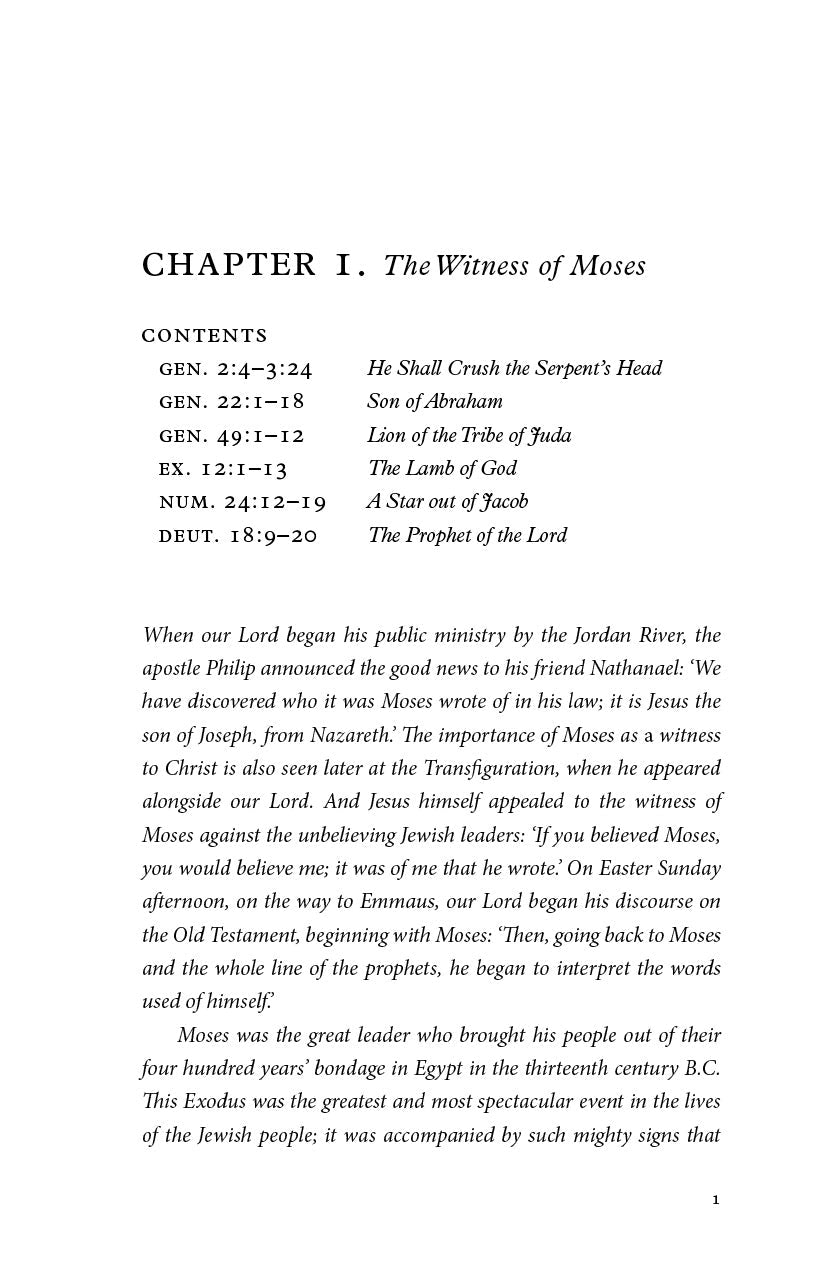 Book chapter page 1 with heading and scripture contents