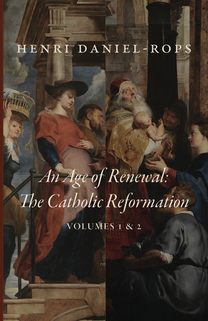 Book set cover: 'An Age of Renewal: The Catholic Reformation' volumes 1 & 2.