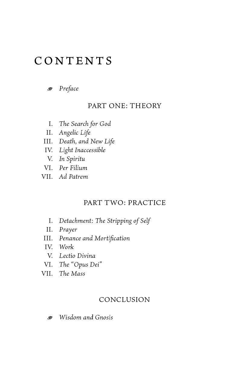 Contents page listing Part One Theory and Part Two Practice