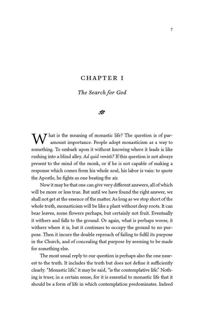 Book chapter page: Chapter I, The Search for God