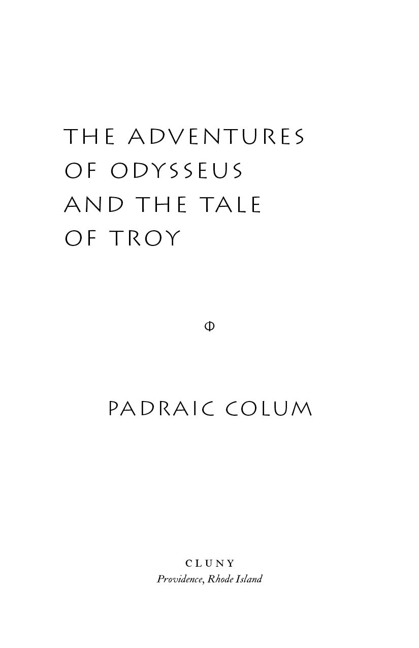 Title page with book title, author name, and Cluny publisher imprint