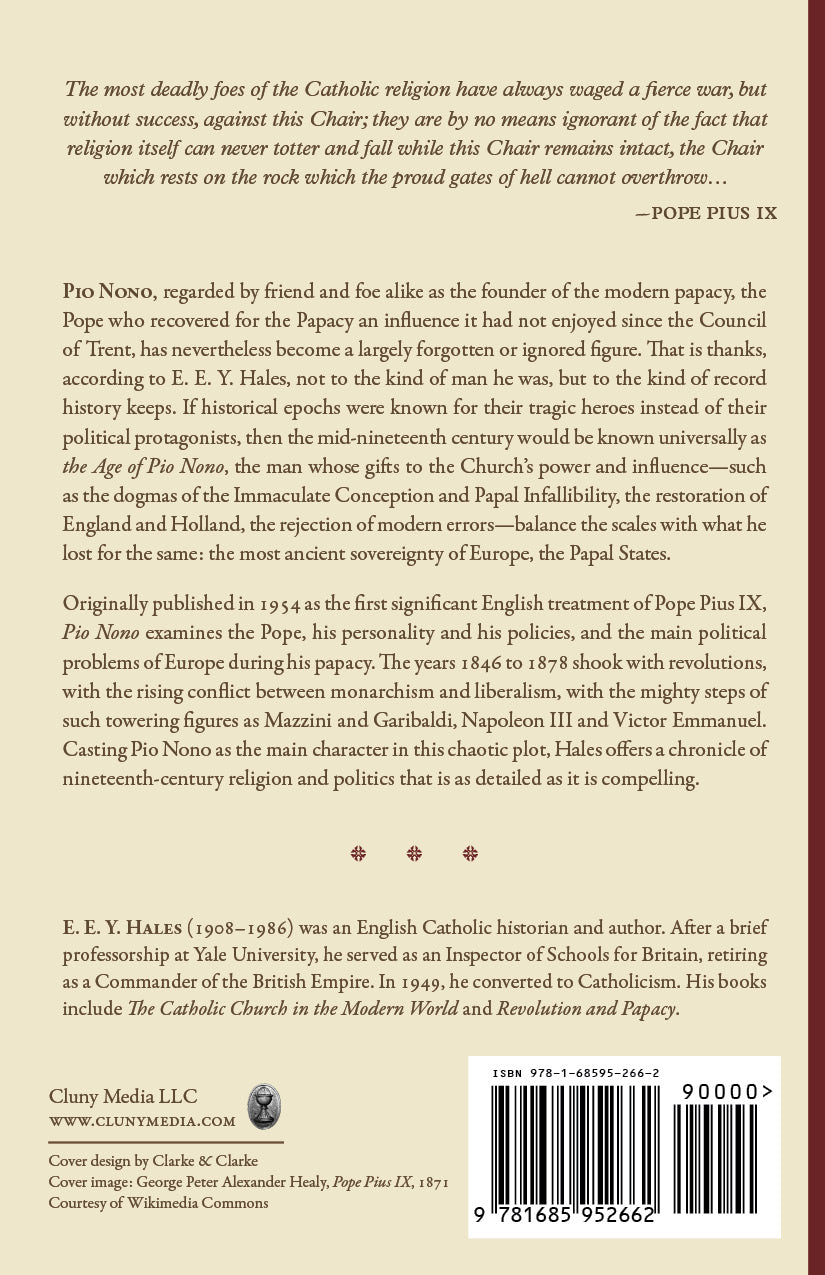 Back cover page with printed text and barcode label for a historical book
