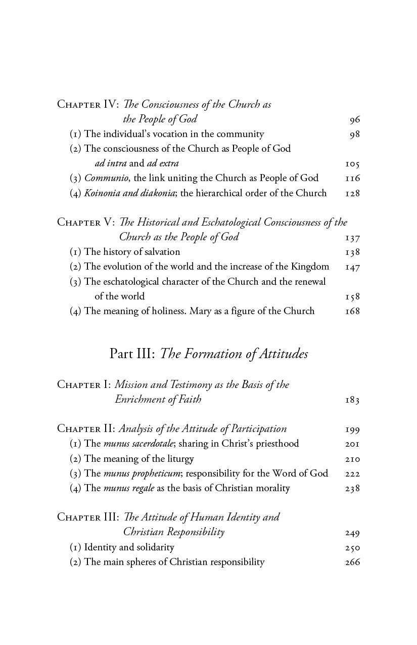 Book contents page continuing chapters and page numbers