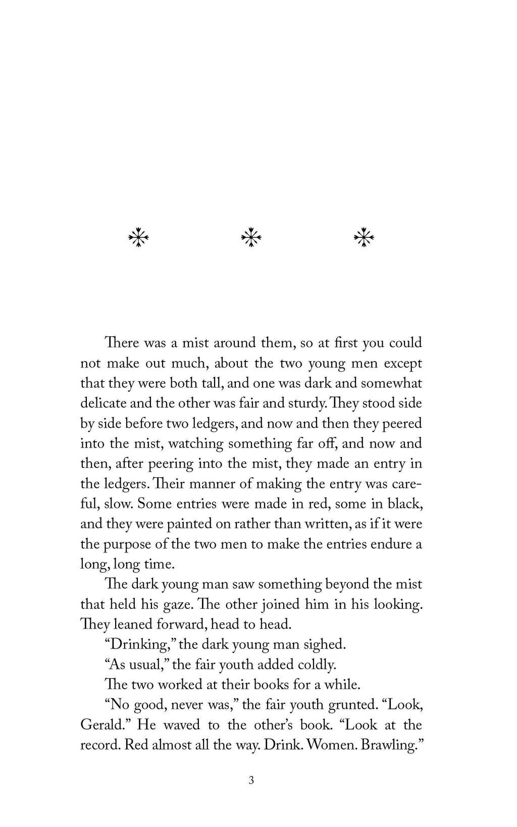 Book interior page with printed text and paragraph formatting
