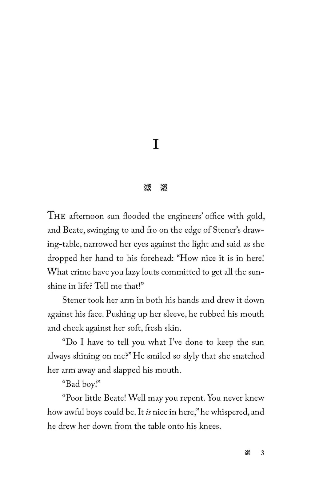 Book interior text page with small page number in serif type