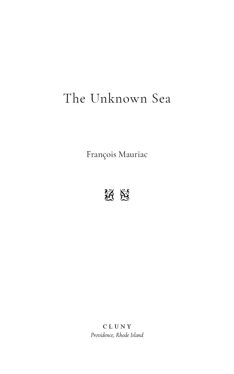 Paperback novel title page with centered title and author name on white