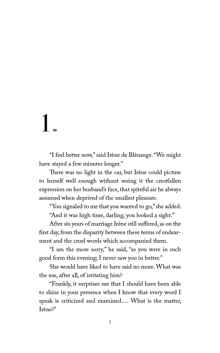 Novel book interior page with chapter number and dialogue text