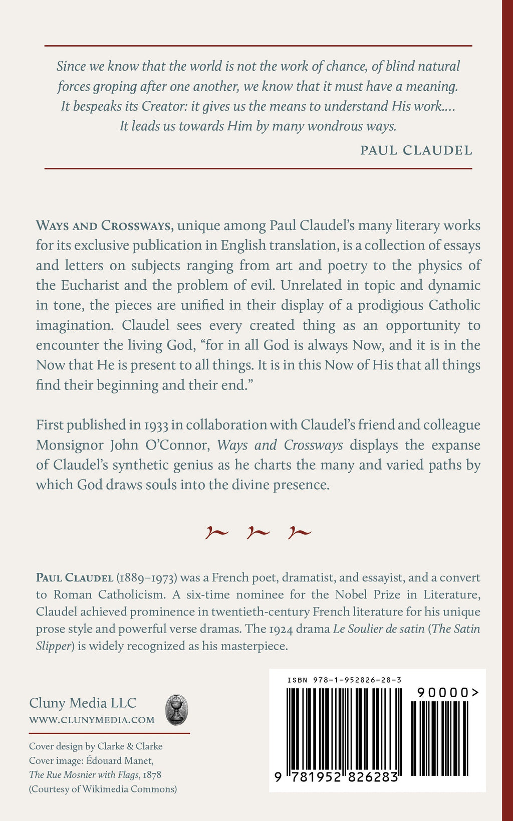 Book back cover with synopsis text, publisher details, and barcode