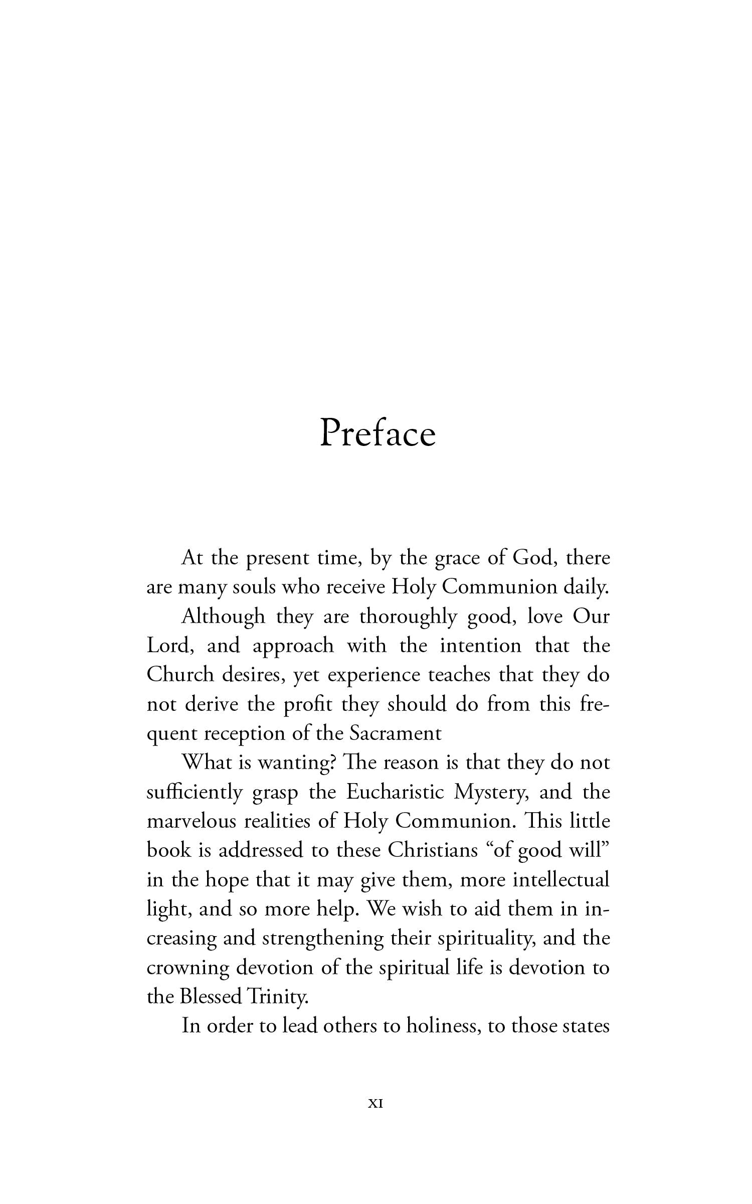 Book page with heading Preface and printed text on white background