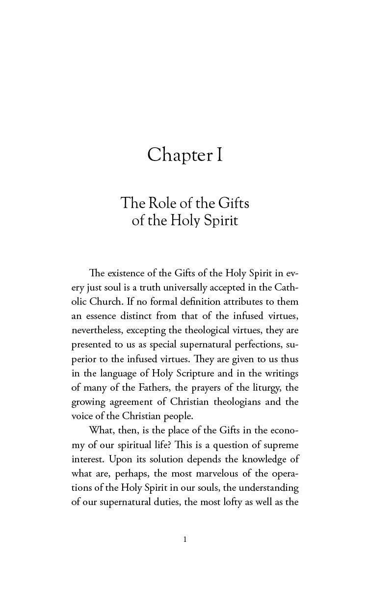 Chapter 1 page: The Role of the Gifts of the Holy Spirit