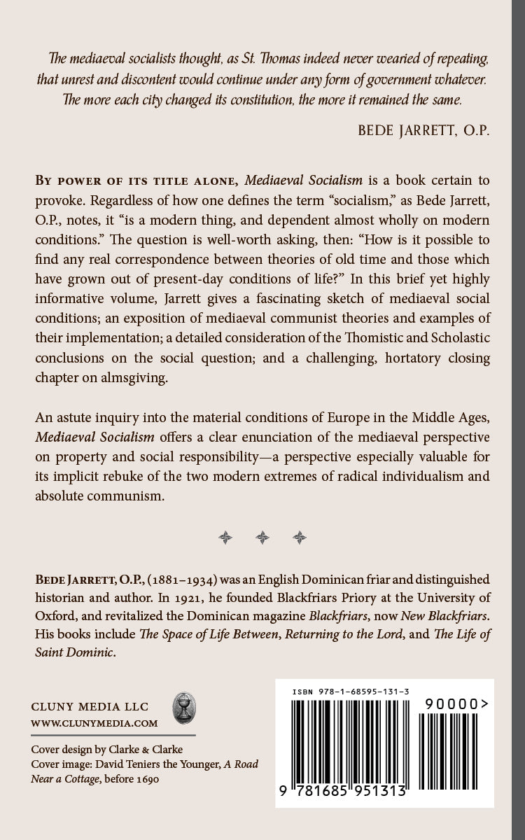 Paperback book back cover with description text and barcode