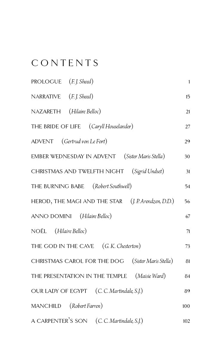 Book contents page titled CONTENTS with chapter list and page numbers