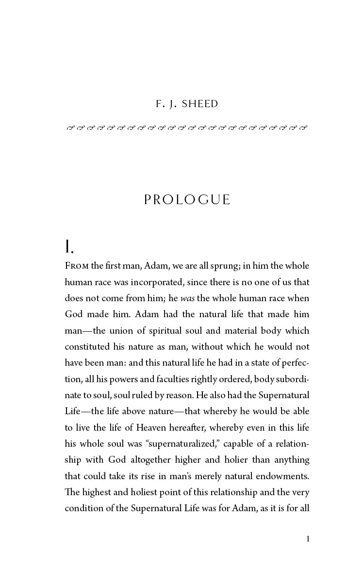 Book prologue page with PROLOGUE heading and opening paragraph, numbered I