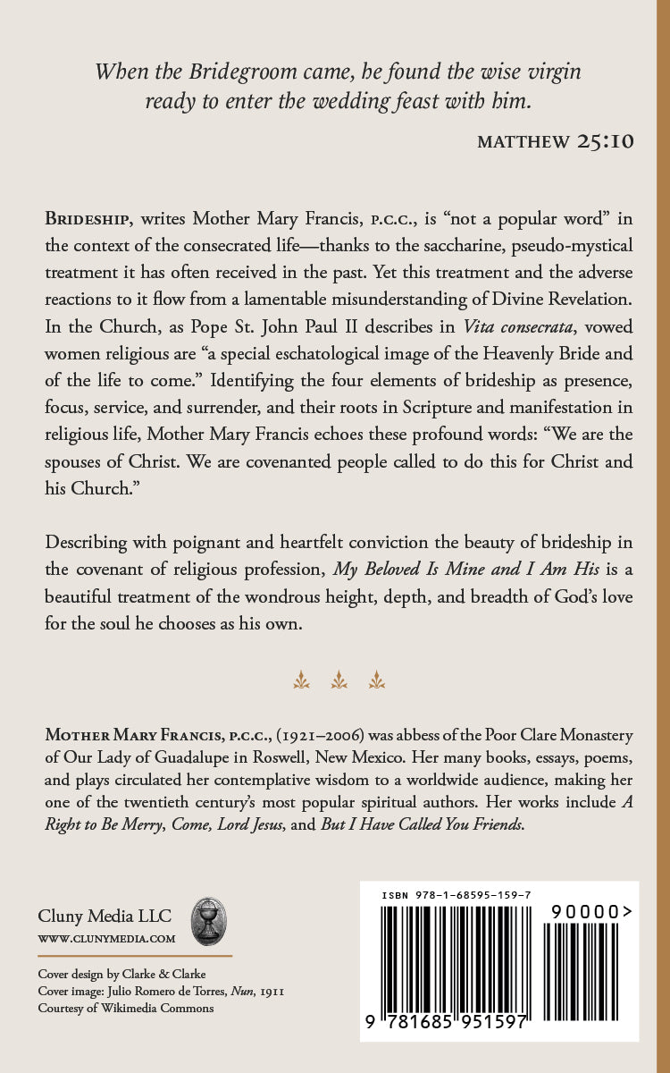 Devotional book back page with quote and publisher info; includes Matthew 25:10