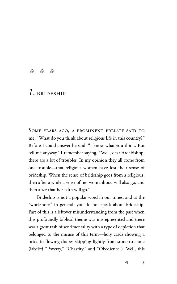Devotional book page titled '1. BRIDESHIP' with paragraphs of text
