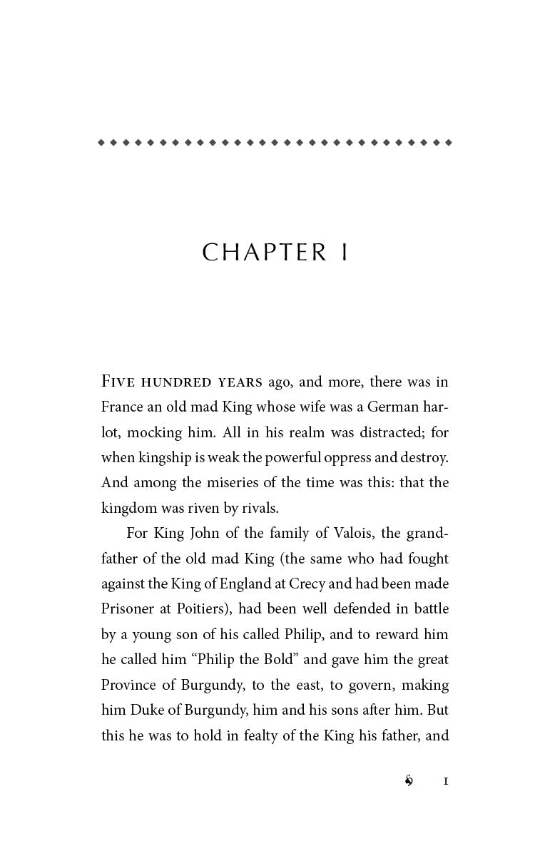 Joan of Arc book page, Chapter I text section.