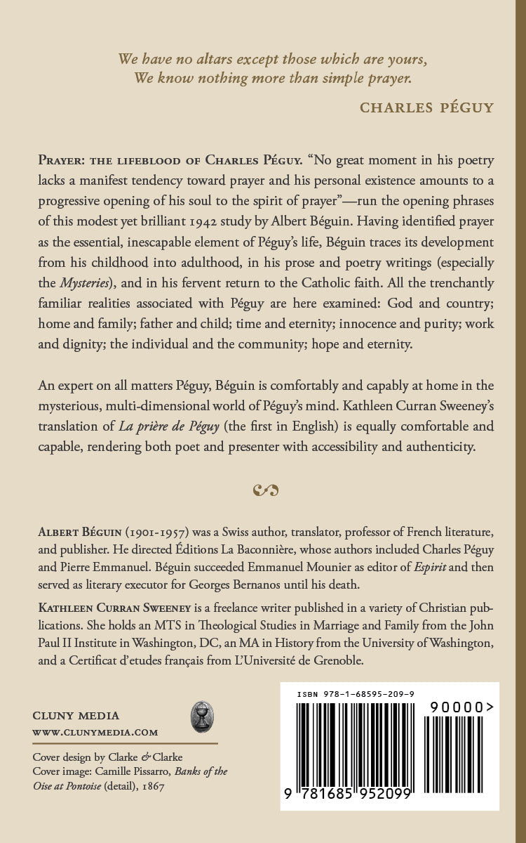 Book back cover with publication text, translator credit, and barcode