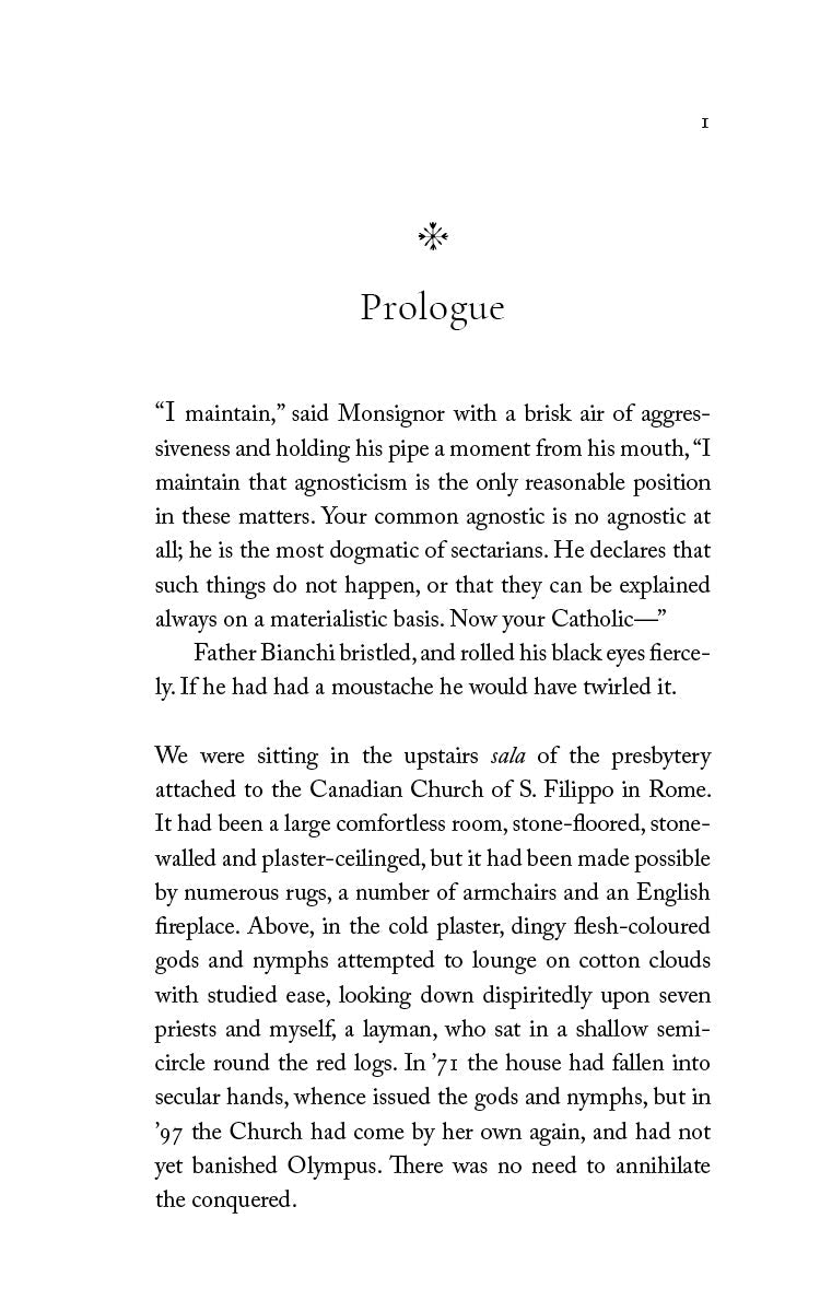 Book page with heading “Prologue” and paragraphs of text