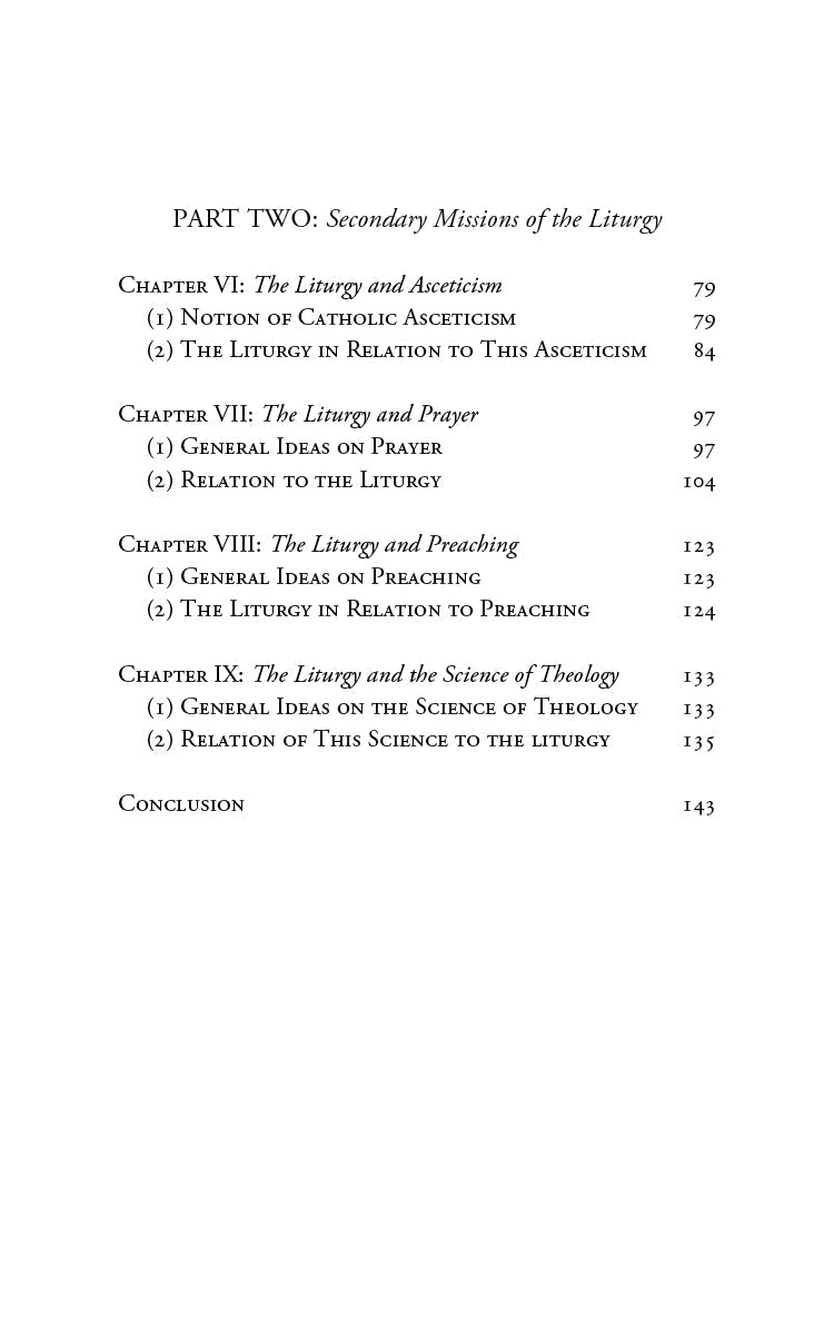 Book contents page showing secondary missions and chapter headings with page numbers