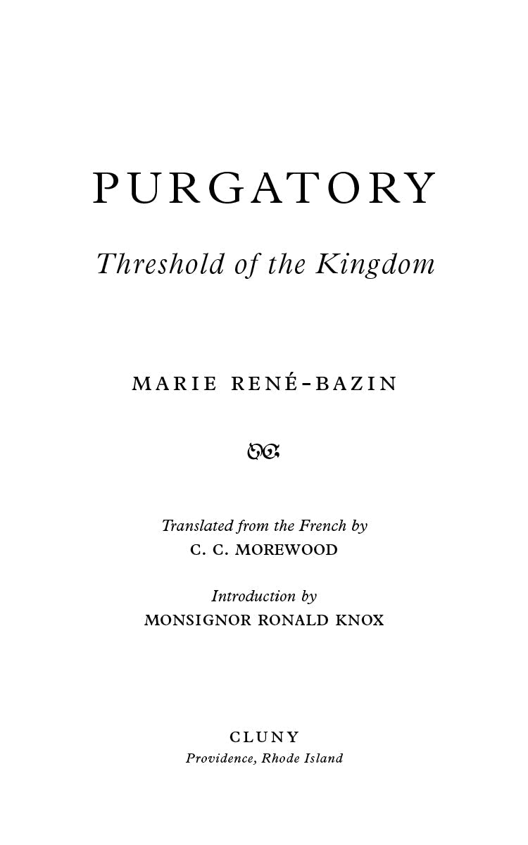 Book title page: "Threshold of the Kingdom", Marie René-Bazin, C. C. Morewood