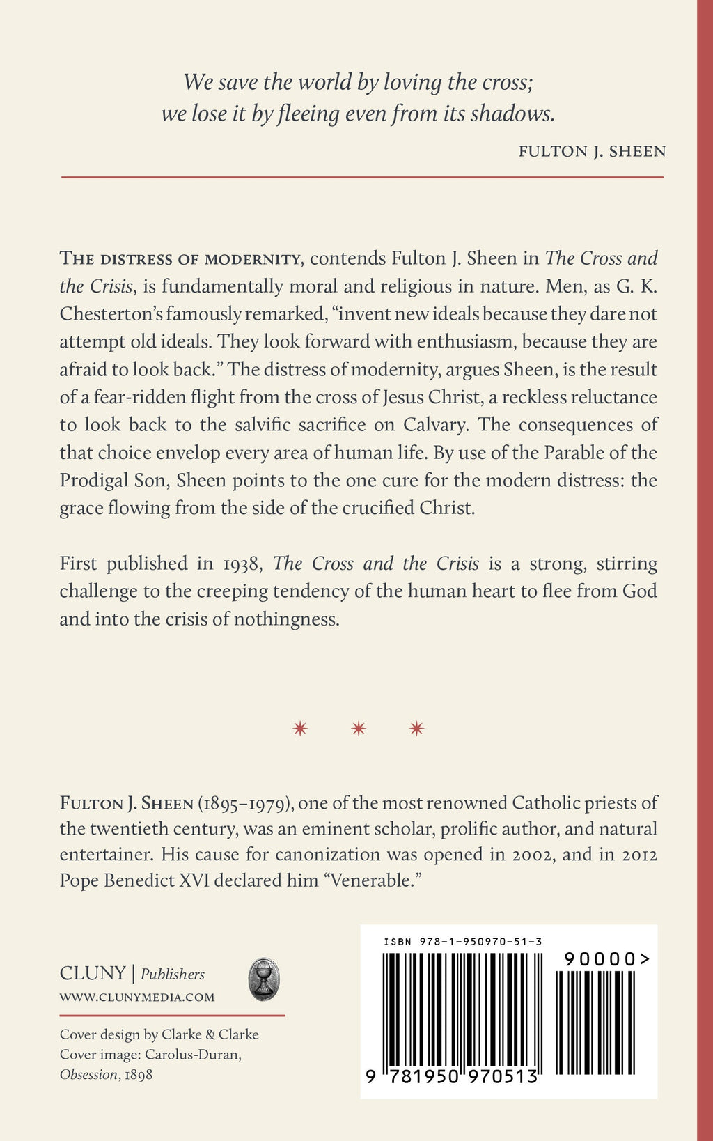Book back cover with description text, author name, publisher, barcode, and price
