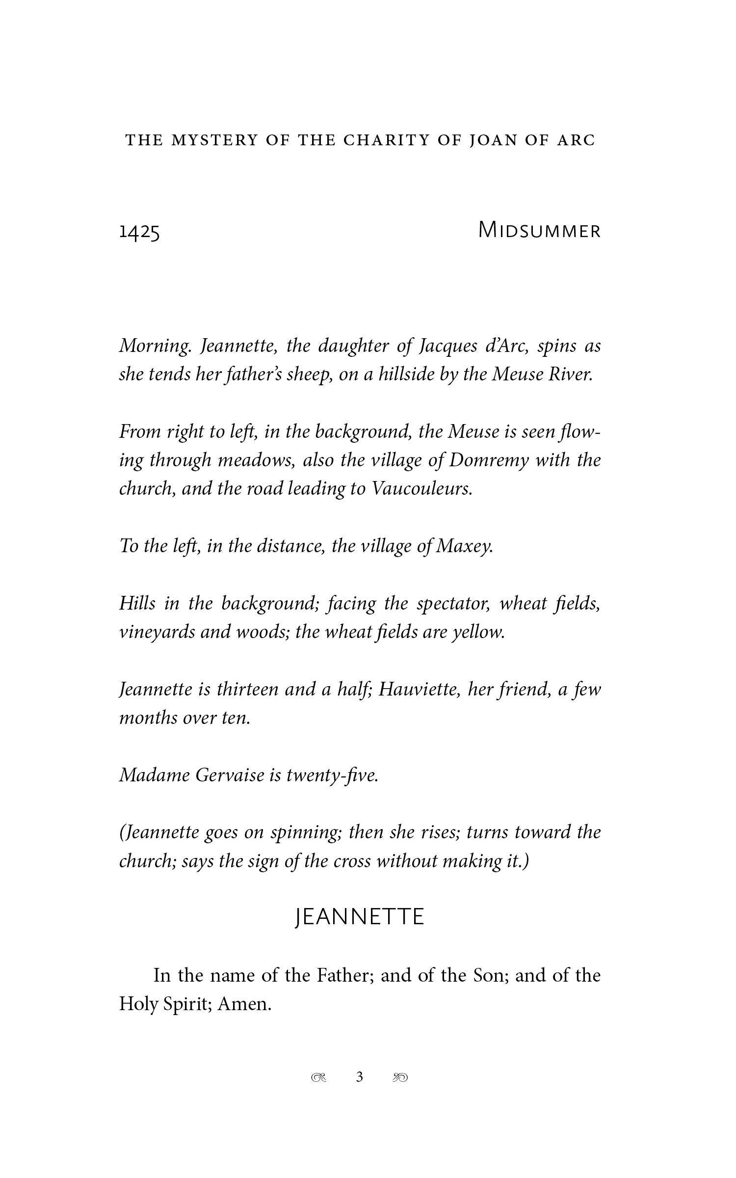 Book interior page with heading 'Midsummer' and excerpt text