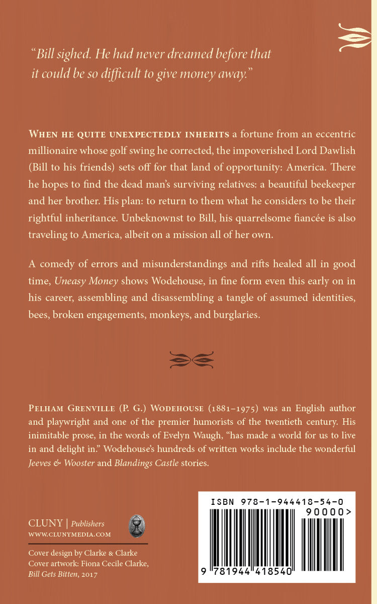 Book back cover with printed blurb, author name, and barcode