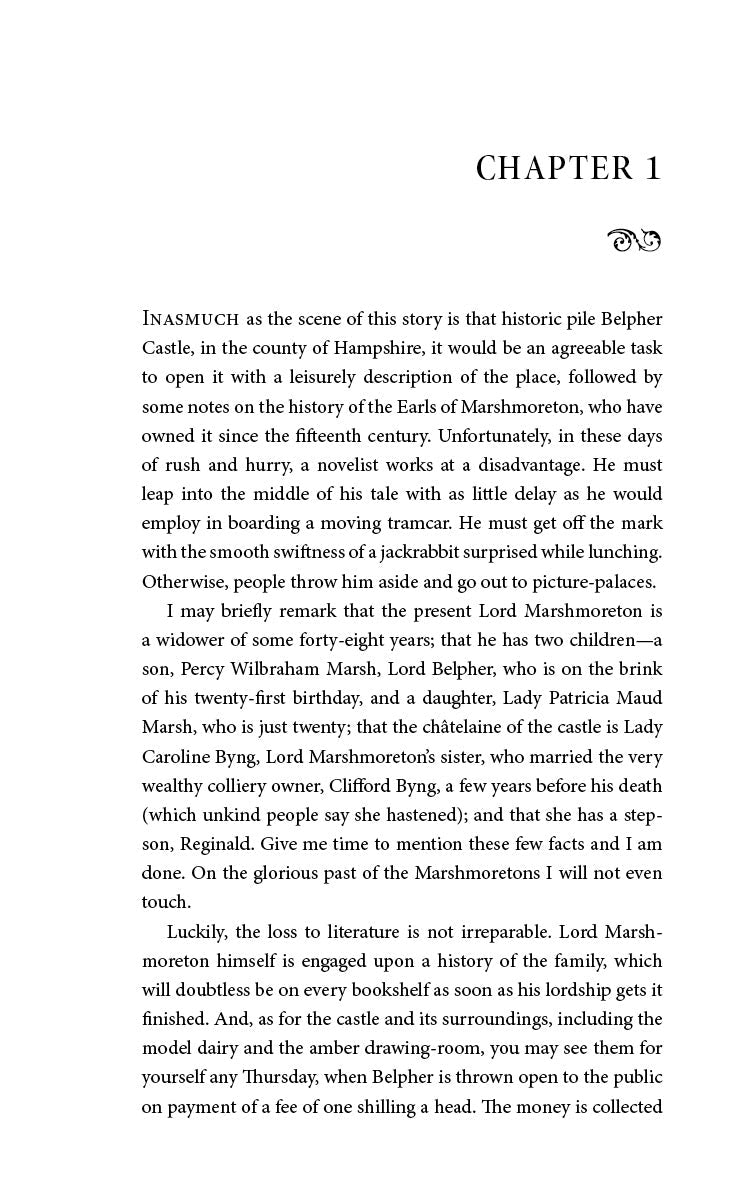 Book chapter page titled “Chapter 1” with body text and decorative emblem