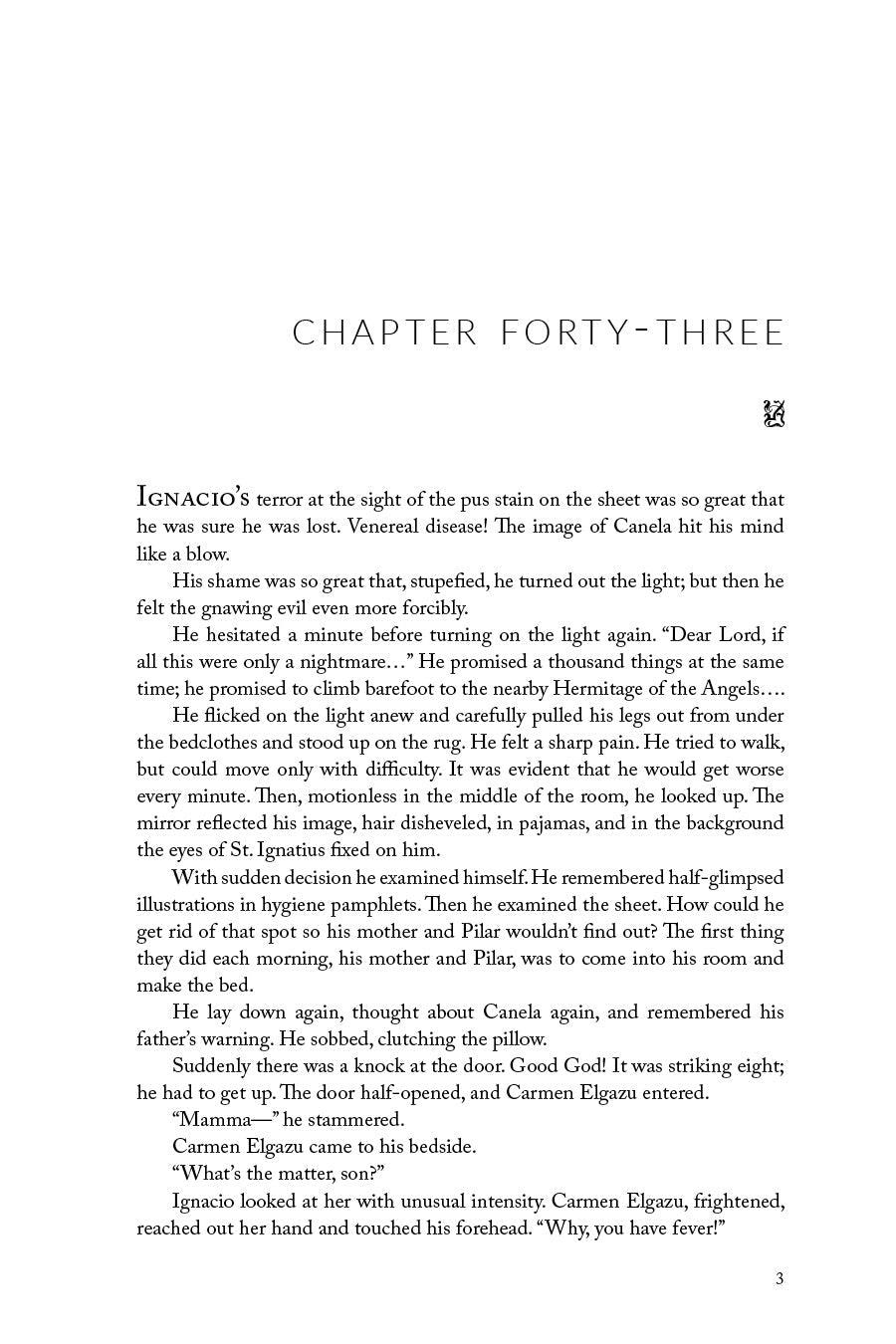 Book chapter page 43: The Cypresses Believe in God, Volume Two, printed text