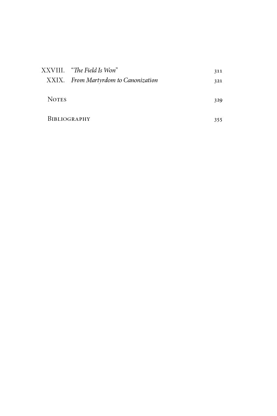 Saint Thomas More book page with sections 'Notes' and 'Bibliography'