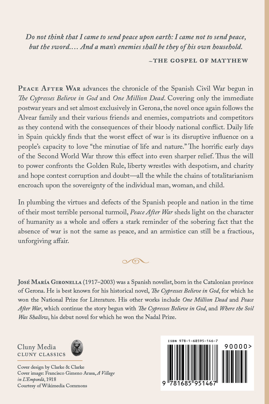 Book back cover with summary text, author name, and barcode.