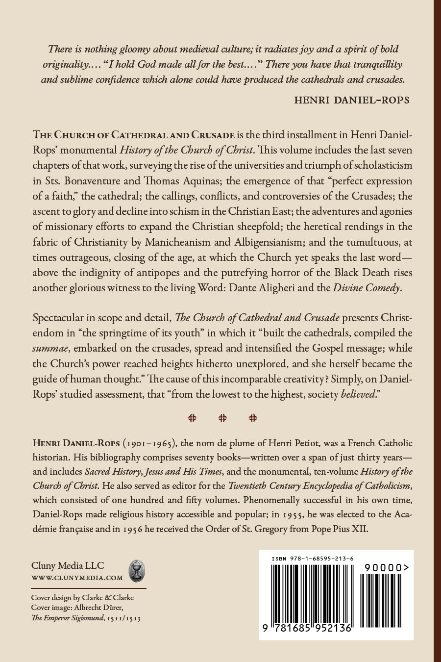 Book back cover with printed description, publisher details, and barcode