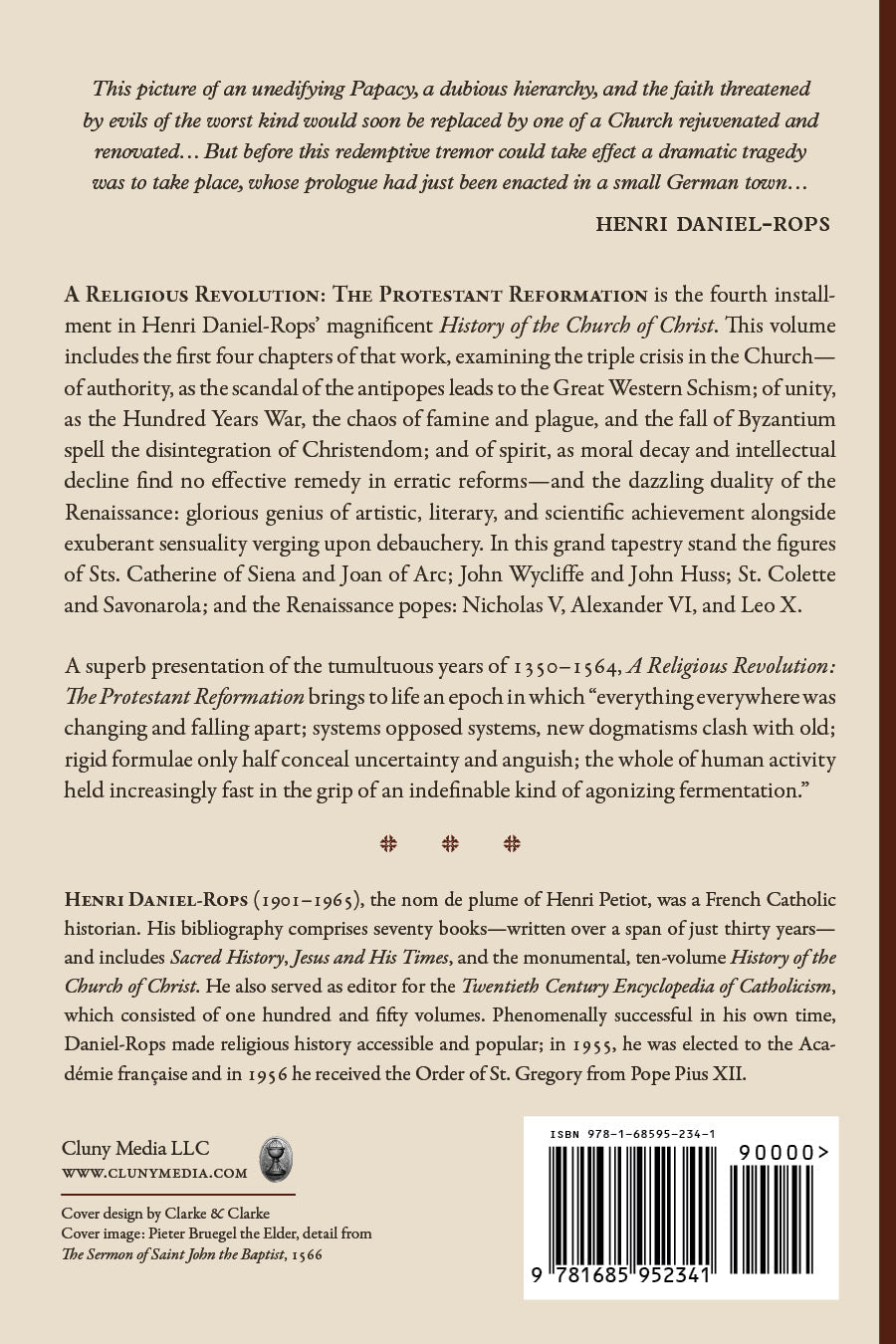 Book back cover with author biography, description text, and barcode
