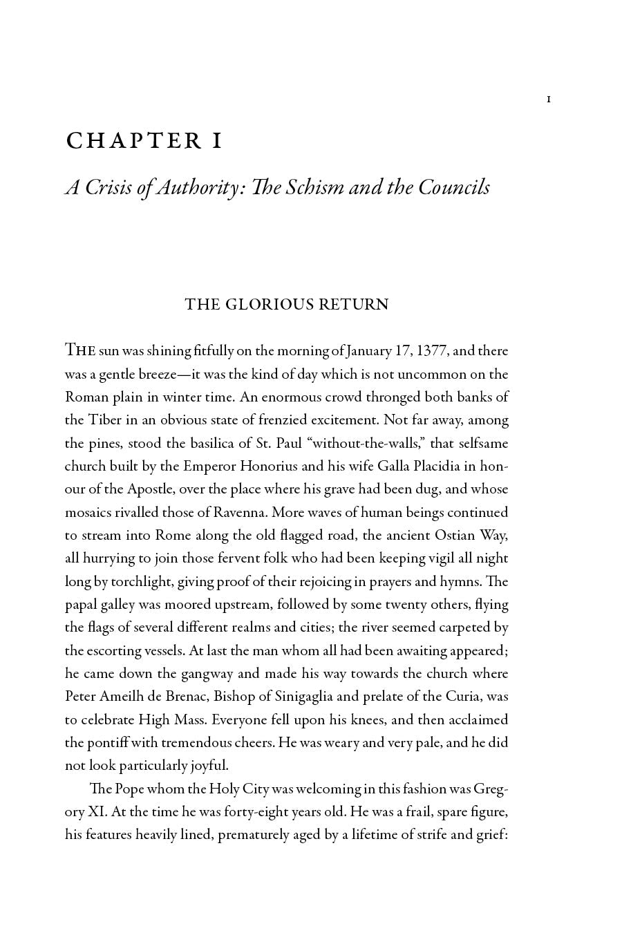 Book chapter page titled “A Crisis of Authority: The Schism and the Councils”