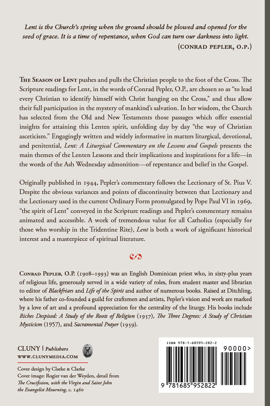 Book back cover with description and publisher details, including barcode