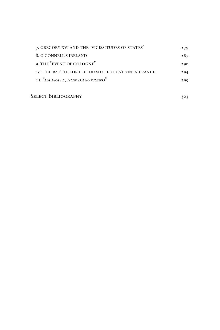 Book page with end listings and heading 'Select Bibliography'