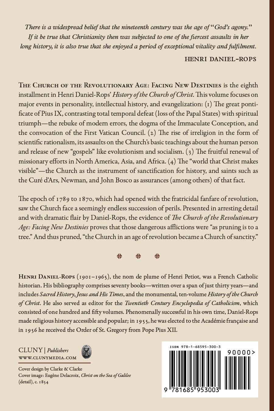 Book back cover with author text and barcode, 'Facing New Destinies' Volume 2