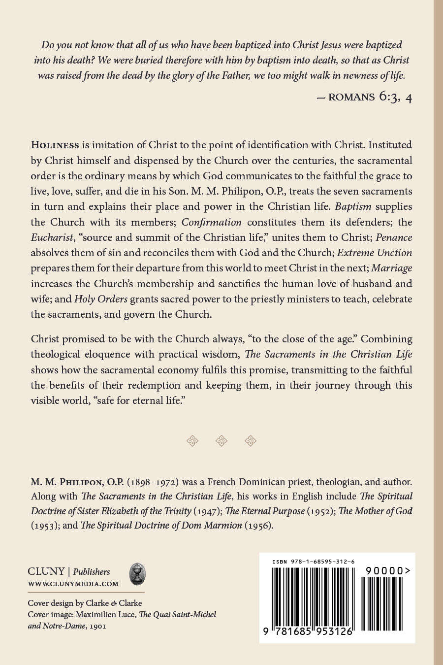 Book back cover with summary text, author bio, barcode, and ISBN