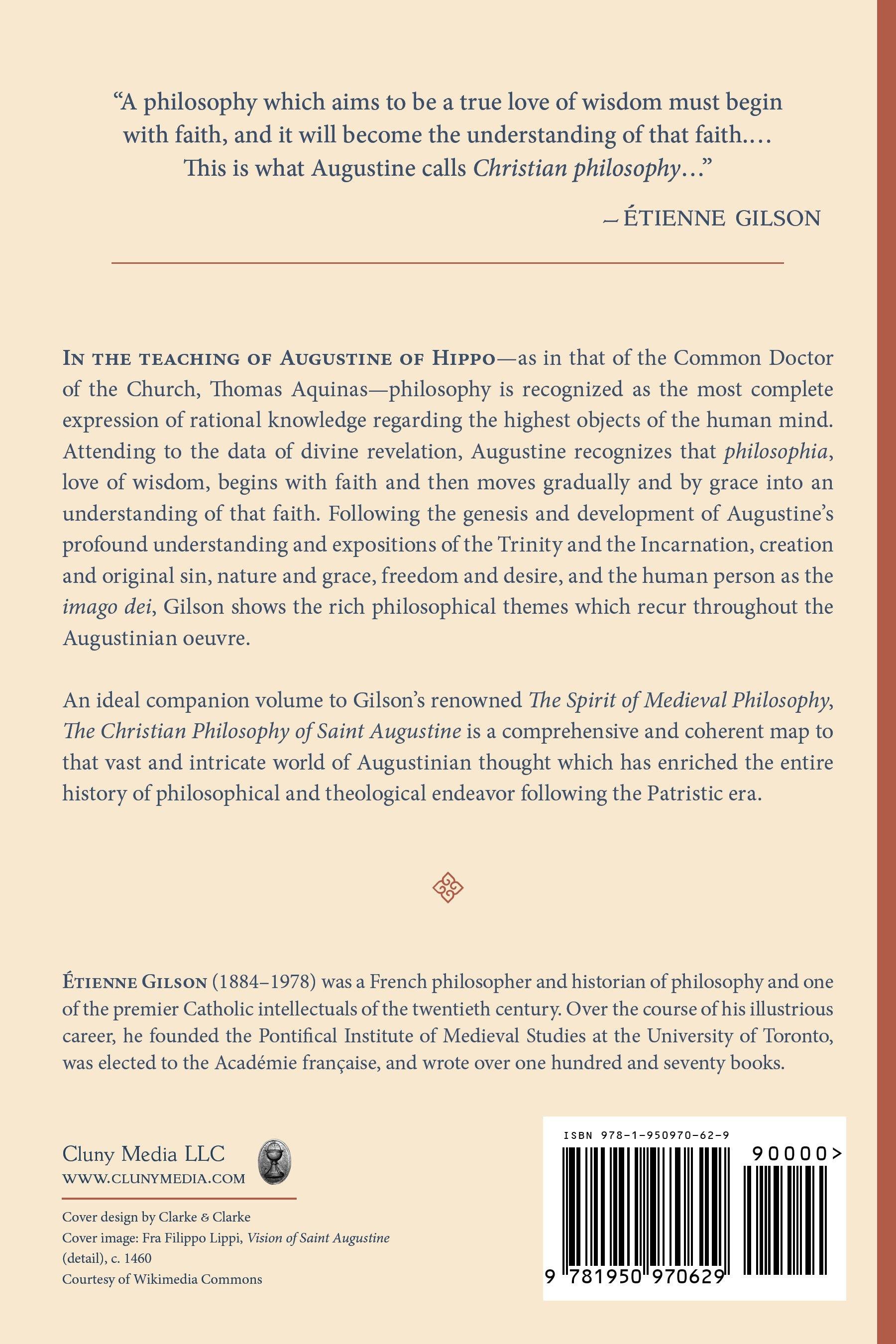 Book back cover with excerpt text, barcode, and Cluny Media LLC details