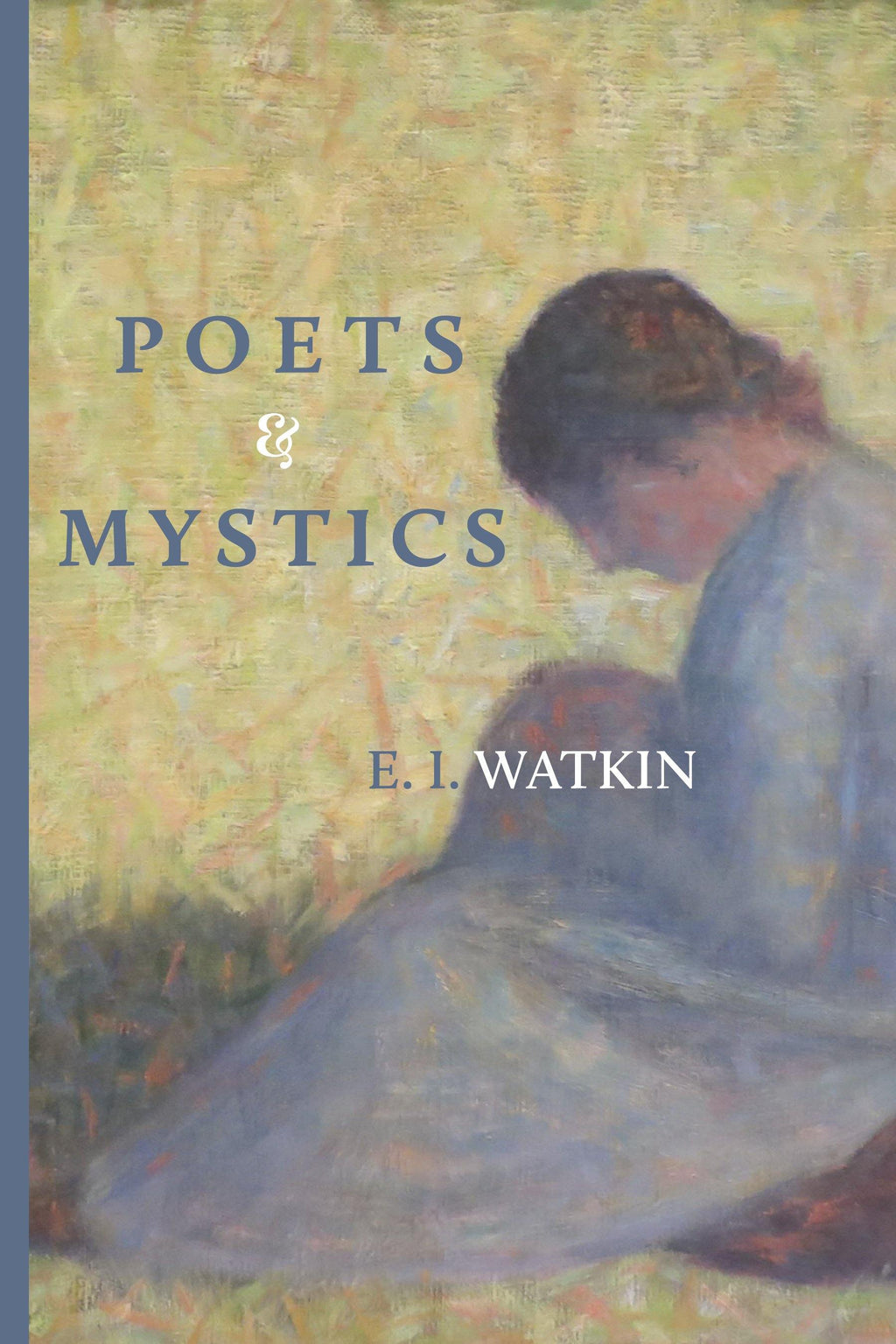 Poets & Mystics book cover with E. I. Watkin and illustrated artwork