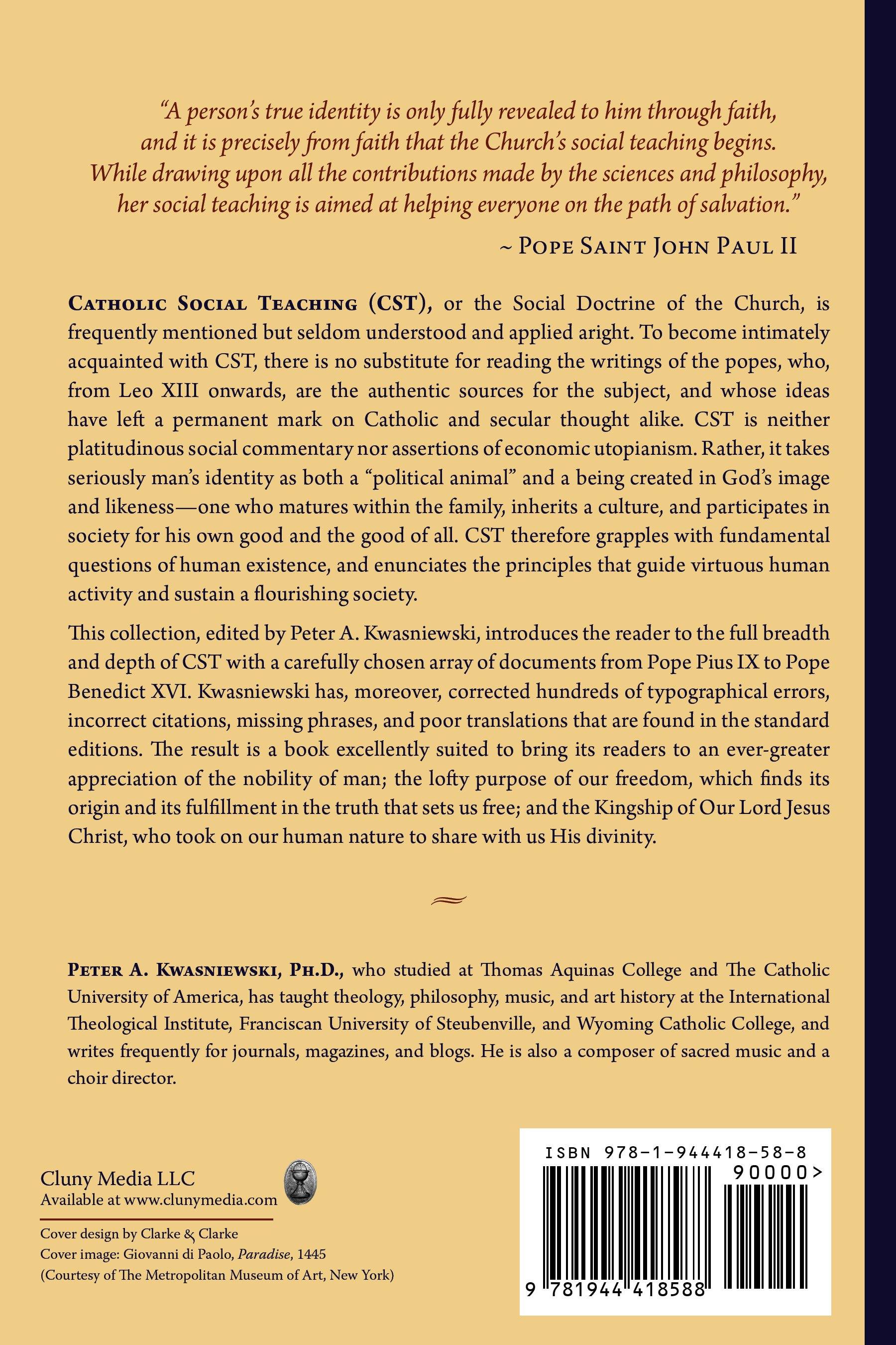 Paperback book back cover with description, author names, and publication details