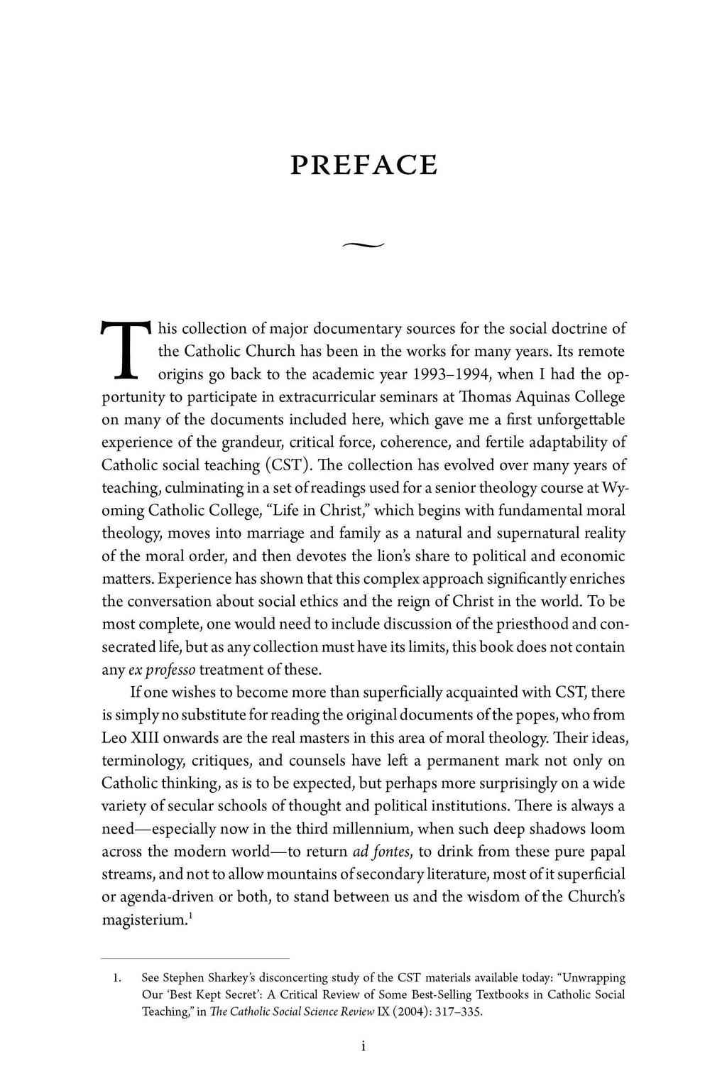 Book preface page with heading PREFACE and introductory text