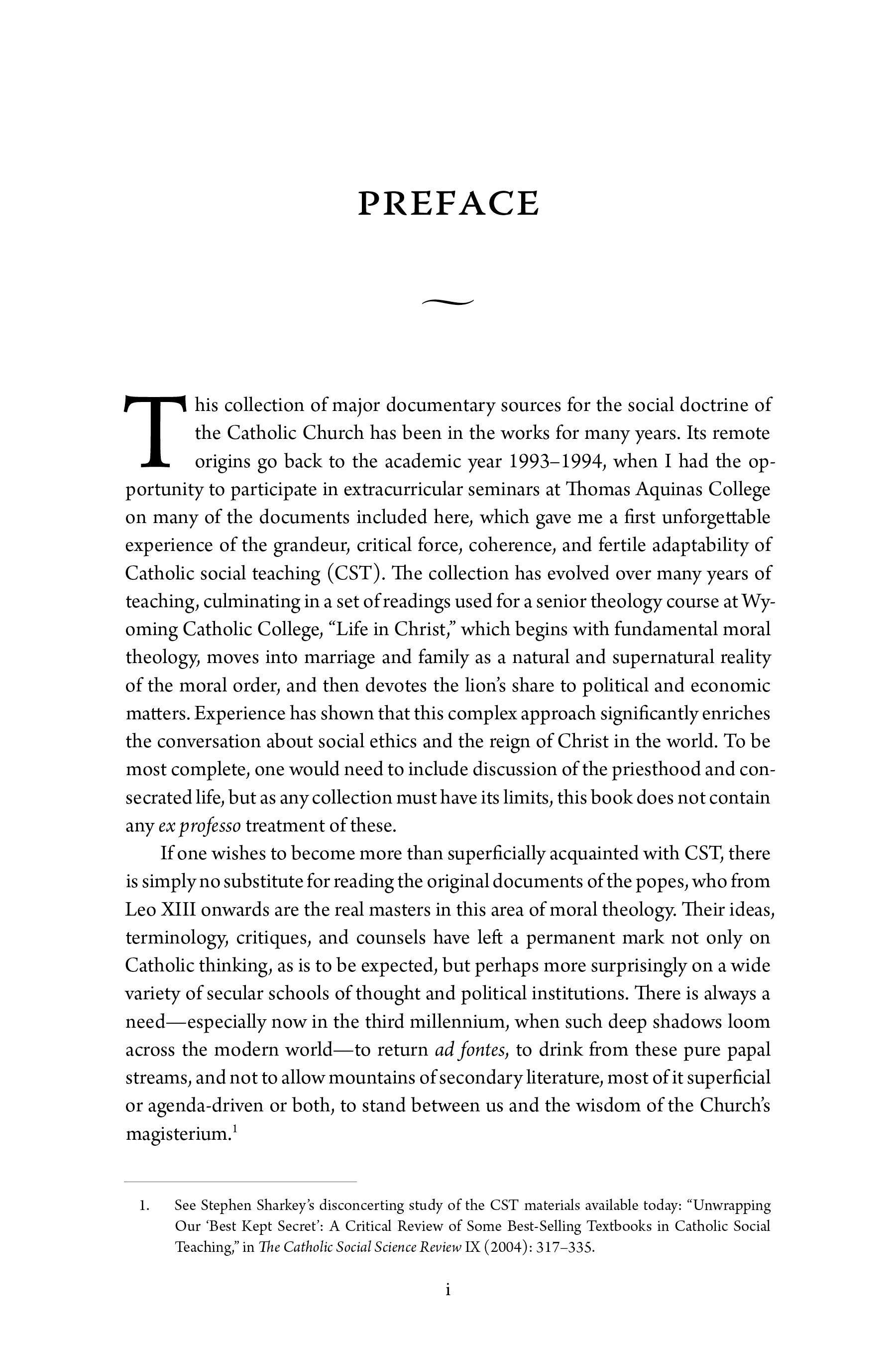 Book preface page with heading PREFACE and introductory text