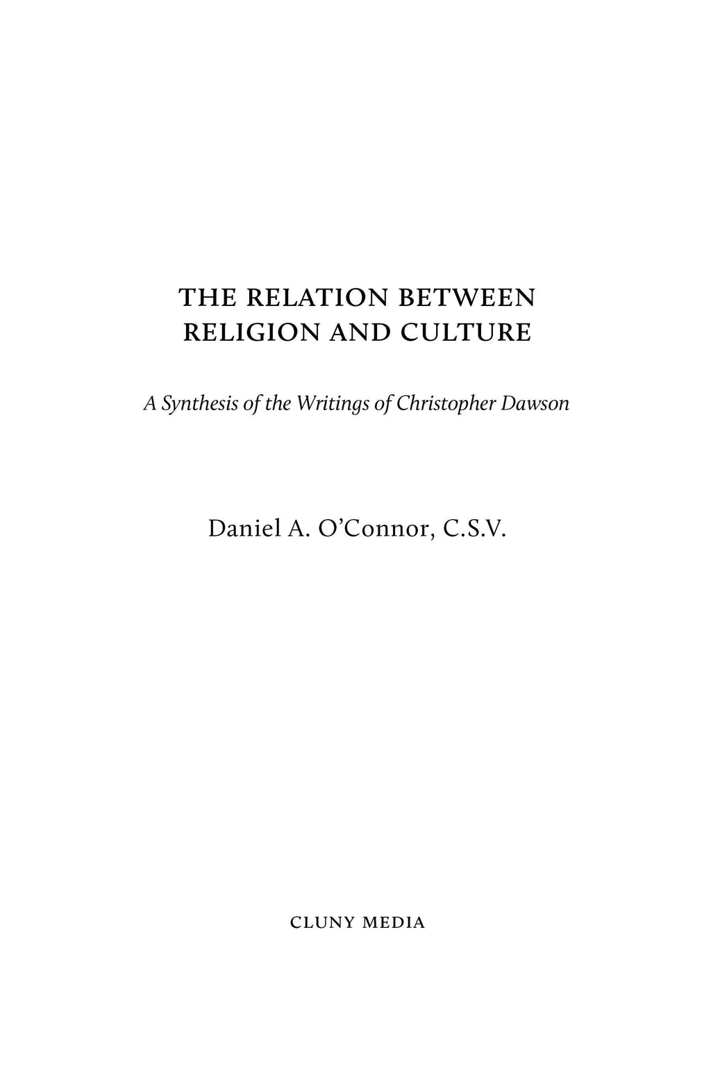 Book title page with heading, subtitle, author name, and publisher imprint.