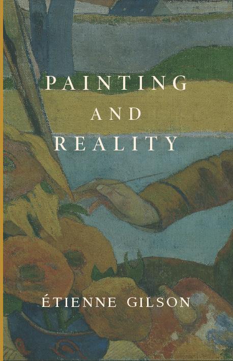 Book cover with painted landscape artwork and 'Painting and Reality' lettering