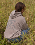 Taupe unisex hoodie with 'Spirit of God' print, pullover hood, kangaroo pocket