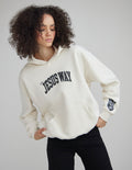 Unisex white hoodie with “JESUS WAY” front graphic and kangaroo pocket