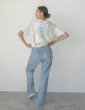 White unisex crew-neck tee with 'Jesus Friend' text graphic on front.
