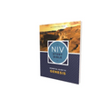 NIV Study Bible Essential Guide to Genesis paperback, dark blue cover with logo